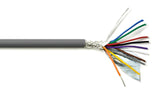 AMESB 20AWG 10C Shielded Cable Wire (UL2464) - Flexible Str TC, PVC Ins, OS+Drain+TC BRD, PVC JKT for CNC Machine, Stepper Motor, VFD Spindle