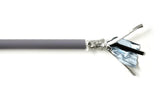 AMESB 14AWG 2C Shielded Cable Wire (UL2464) - Flexible Str TC, PVC Ins, OS+Drain+TC BRD, PVC JKT for CNC Machine, Stepper Motor, VFD Spindle