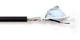 AMSB 20AWG 2C Shielded Cable Wire (UL2464) - Highly Flexible Str TC, PVC Ins, OS+TC BRD, PVC JKT for CNC Machine, Stepper Motor, VFD Spindle