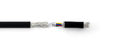 RS-232 AMSB 24AWG 3Pr Shielded Computer Cable (UL2464) - Highly Flexible Str TC, PVC Ins, OS+TC BRD, PVC JKT for Low Voltage Analog Signals/Digital Control