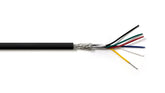 AMSB 22AWG 6C Shielded Cable Wire (UL2464) - Highly Flexible Str TC, PVC Ins, OS+TC BRD, PVC JKT for CNC Machine, Stepper Motor, VFD Spindle