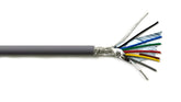 AMESB 18AWG 8C Shielded Cable Wire (UL2464) - Flexible Str TC, PVC Ins, OS+Drain+TC BRD, PVC JKT for CNC Machine, Stepper Motor, VFD Spindle