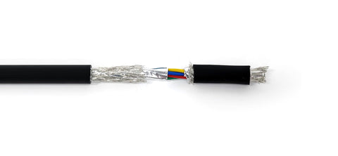 RS-232 AMSB 24AWG 3Pr Shielded Computer Cable (UL2464) - Highly Flexible Str TC, PVC Ins, OS+TC BRD, PVC JKT for Low Voltage Analog Signals/Digital Control