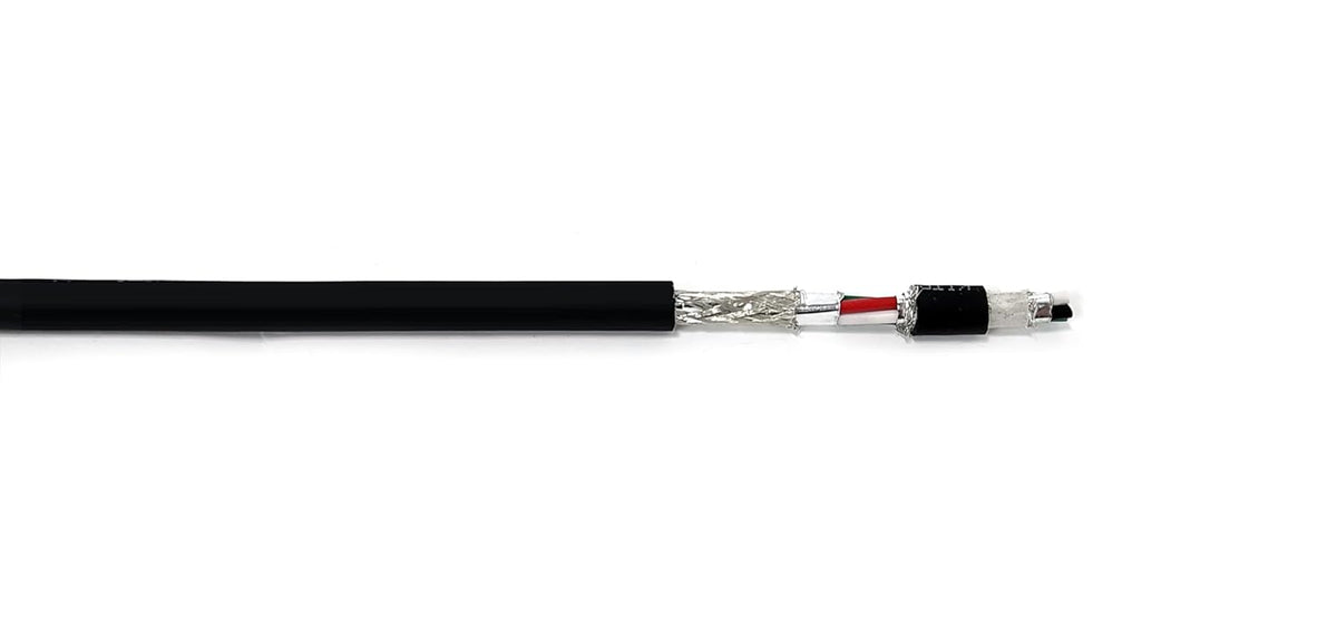 AMSB 24AWG 6C Shielded Cable Wire (UL2464) - Highly Flexible Str TC, PVC Ins, OS+TC BRD, PVC JKT for CNC Machine, Stepper Motor, VFD Spindle