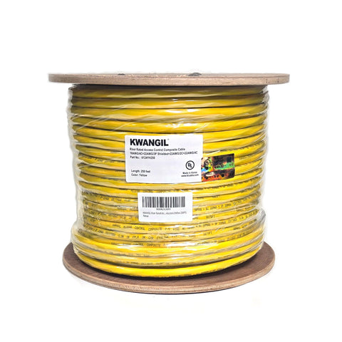 Access Control Composite Riser Rated Cable - 18AWG/4C+22AWG/3P Shielded+22AWG/2C+22AWG/4C - Stranded Bare Copper Conductors